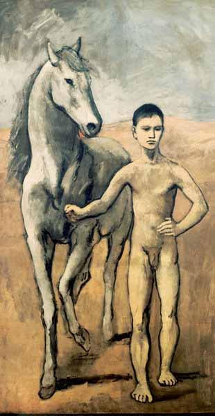 pablo picasso Boy Leading a Horse